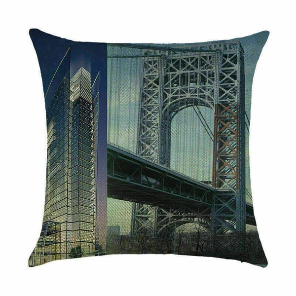 waist case building pillow Home cushion car Print cover cover DecorFamous sofa