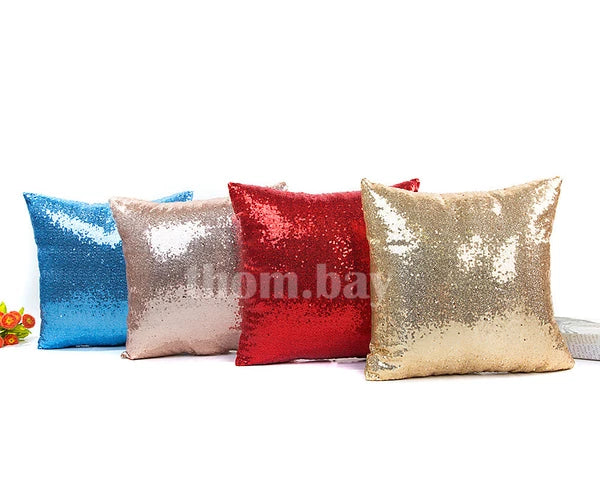 Plain Fluffy Classic Comfy Cushion Cover Cotton Linen Throw Pillow Case Bed Sofa