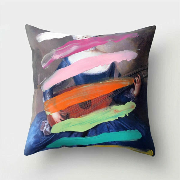 18 inch Polyester Pillow case cover sofa throw waist Home cover cushion Decor