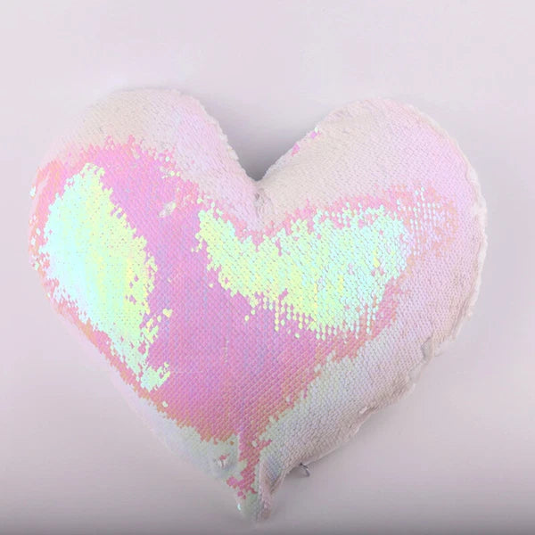 Sublimation Blank Reversible Sequin Pillow Case Cushion Cover for Home Sofa Car