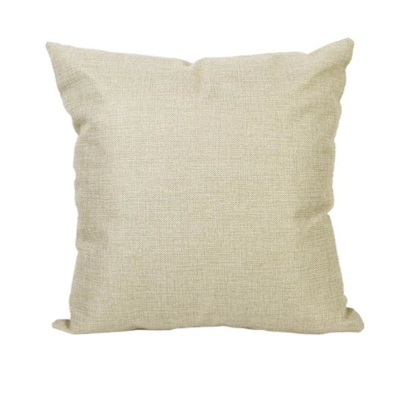 Leaf Decorative Cushion Cover Durable Cotton Linen Sofa Throw Pillow Case