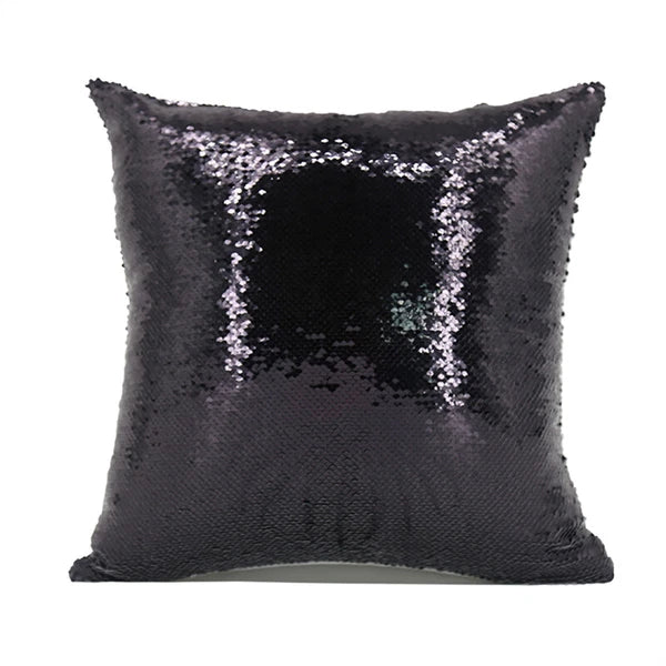 New Sublimation Blank Reversible Sequin Magic Pillowcase Home Sofa Car Decor
