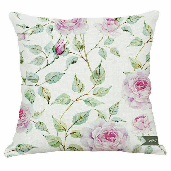 Decoration Cushion Cover Pillow Sofa Home Case Plants Office Green