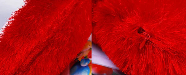 10Pcs Heart Shaped Sublimation Blank Pillow Case Fluffy Home Sofa Decor DIY Gift