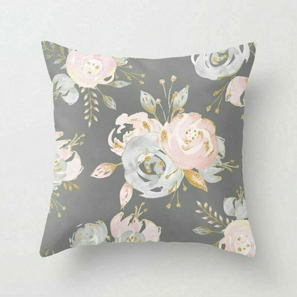 Rustic Flower 18inch Pillow Case Sofa Bed Cushion Cover Home Decor