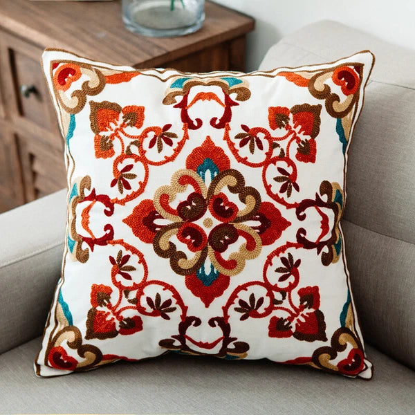 Boho Cushion Cover Bohemian Throw Pillow Case Ethnic Sofa Bed Embroidery NEW