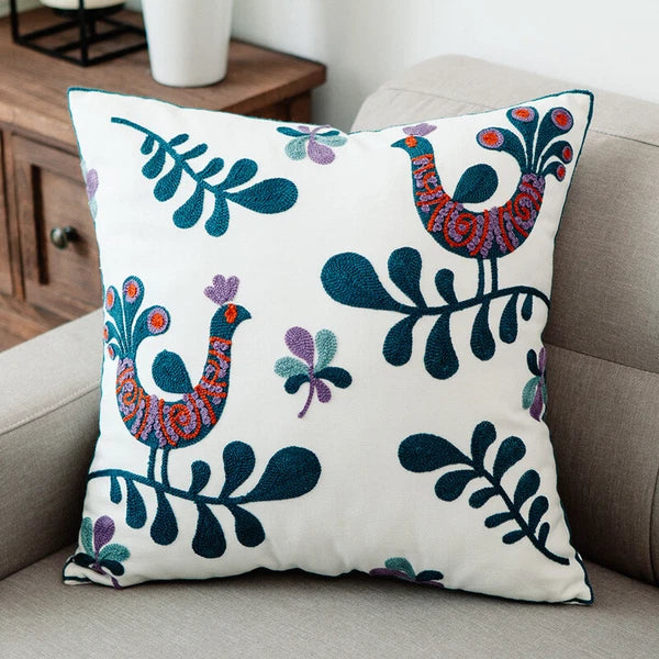 Boho Cushion Cover Bohemian Throw Pillow Case Ethnic Sofa Bed Embroidery NEW