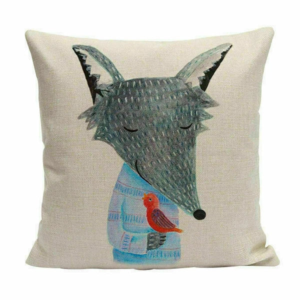 Decor Home Sofa  Animal Cartoon Cushion Case Cover Pillow Fashion