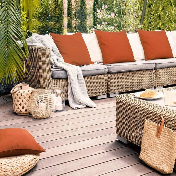 Home Use Sofa Living Room Bedside Back Cushion Cotton Linen Included Solid Color