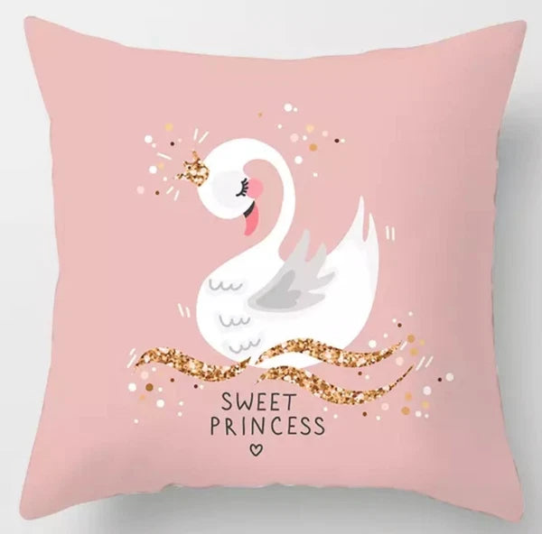 Pink Home Decor Printed Pillow Case Sofa Bed Throw Cushion Cover 18 Style