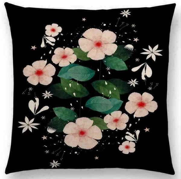 Cover Sofa Floral Case Cushion Pattern / Decor 18" pillow