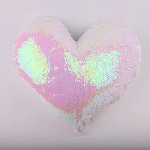 Sublimation Blank Reversible Sequin Pillow Case Cushion Cover for Home Sofa Car