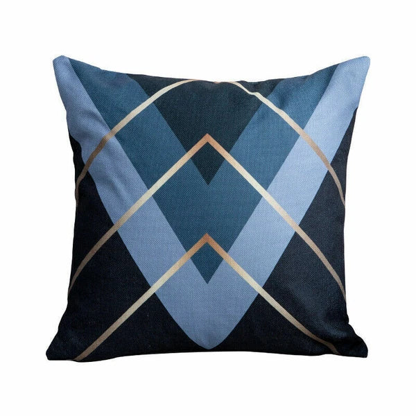 18inch Polyester Geometric Pillow Case Cover Sofa Waist Home Cover Cushion Decor
