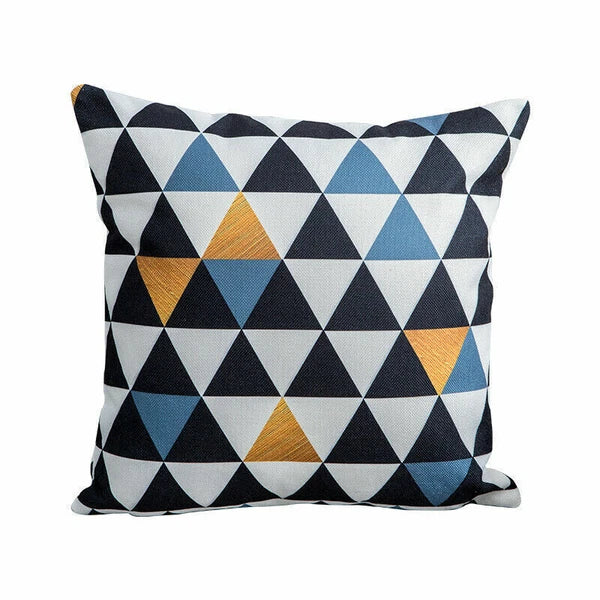 18inch Polyester Geometric Pillow Case Cover Sofa Waist Home Cover Cushion Decor