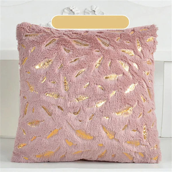Sofa Cushion Pillow Decoration Room Bed 43x43cm Decorative Fur Pillows Covers
