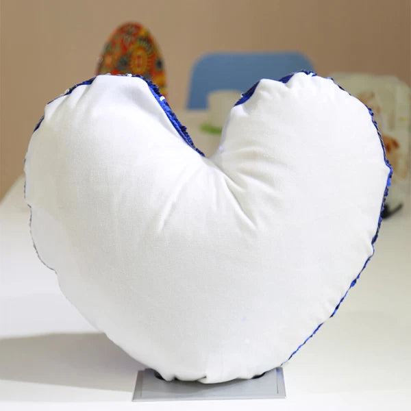 Sublimation Blank Reversible Sequin Pillow Case Cushion Cover for Home Sofa Car