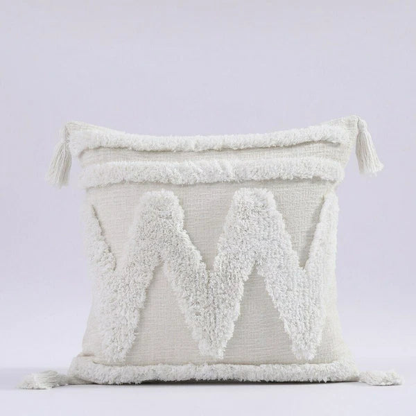 Cushion Cover Moroccan Tufted Tassel Throw Pillow Cover Macrame Pillow Case Sofa