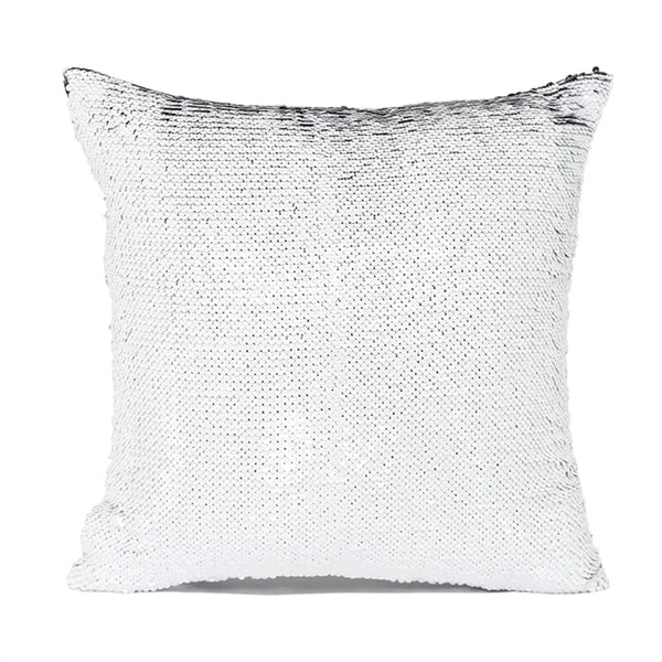 New Sublimation Blank Reversible Sequin Magic Pillowcase Home Sofa Car Decor