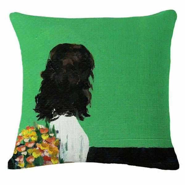 Decor Case Throw Home Flower Cushion Cover Pillow  Sofa Character