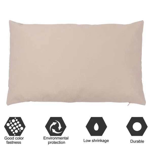 2 Pcs Waterproof Throw Pillowcase Couch Cushion Covers for Sofa Car Outdoor