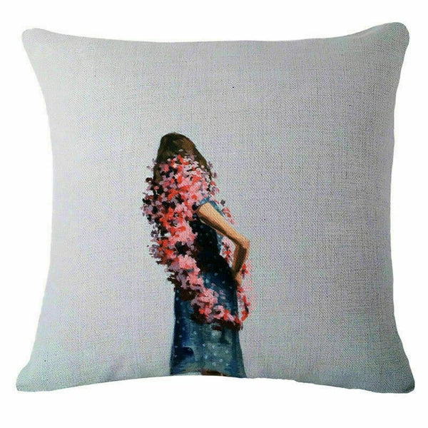 Decor Case Throw Home Flower Cushion Cover Pillow  Sofa Character