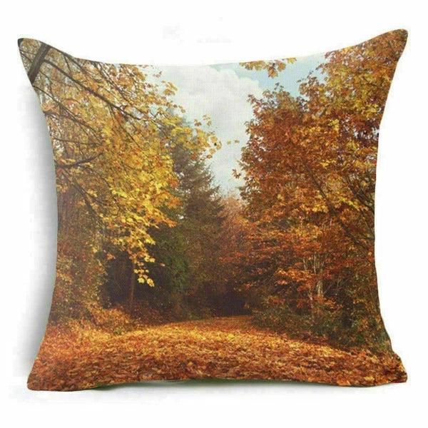 18'' Forest Plant pillow case sofa waist Home cover cushion Decor