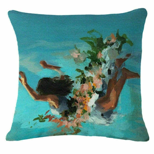 Decor Case Throw Home Flower Cushion Cover Pillow  Sofa Character