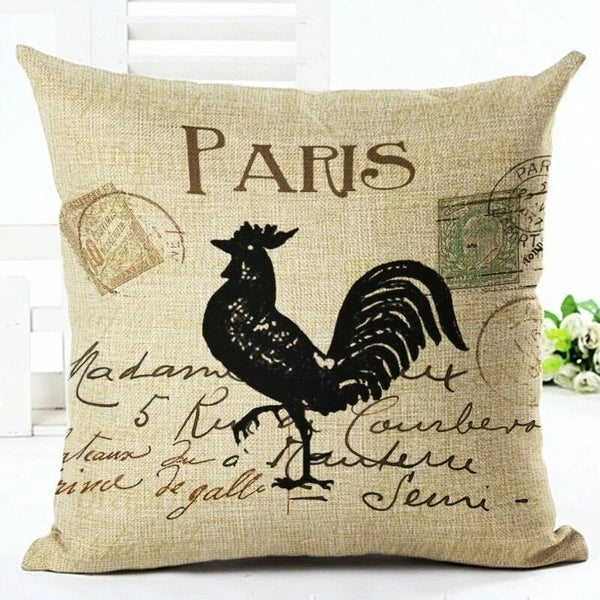Memory Peacock & Flowers Home Decor Pillow Case Sofa Cushion Cover