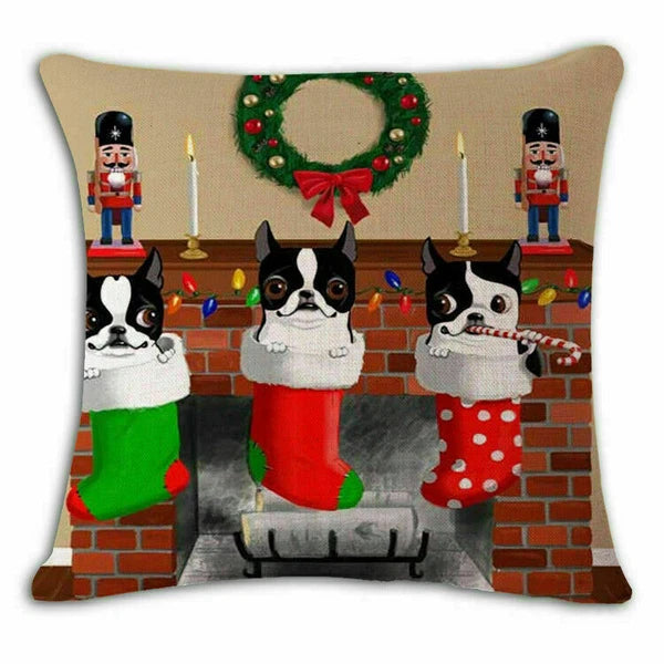 Decor Case Spoof 18" Cover Cushion Sofa Throw Home Pitbull