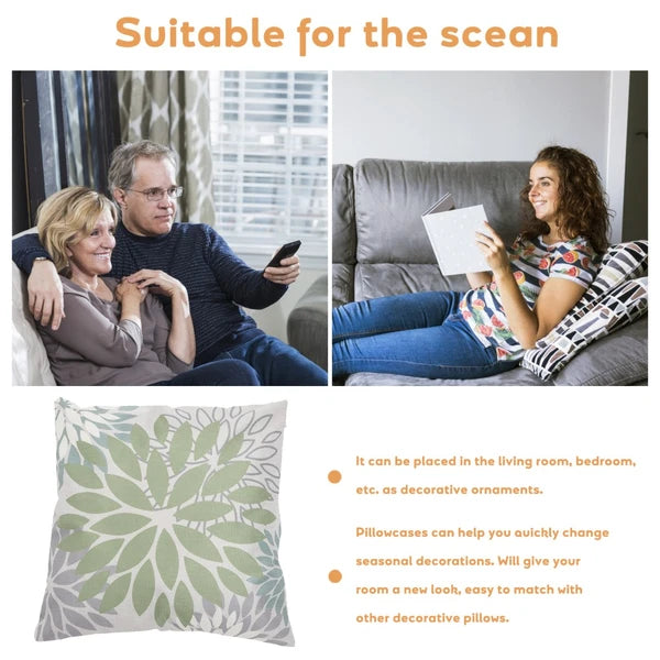 2pcs Decorative Pillowcase Cushion Cover Couch Pillowcases Bed Pillowcases
