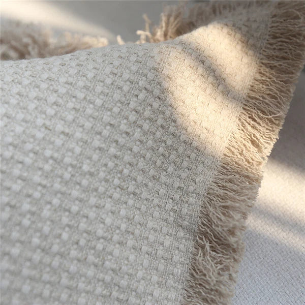 24x24in Linen Fabric Throw Pillow Cover Sofa Bed Cushion Covers Case Decorative