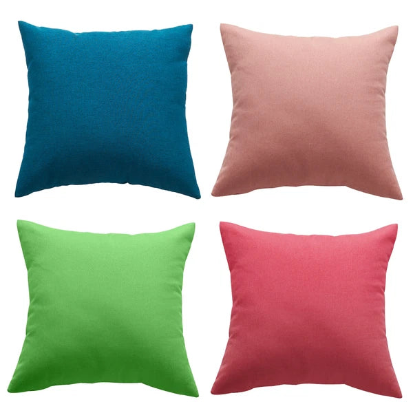 Home Use Sofa Living Room Bedside Back Cushion Cotton Linen Included Solid Color