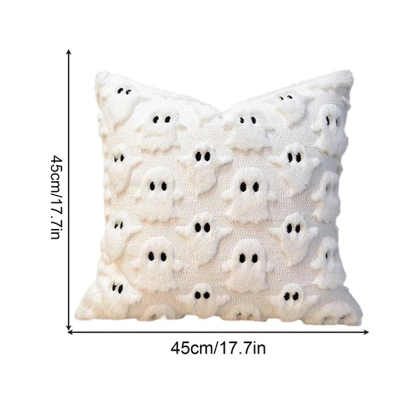 Halloween Ghost Throw Pillowcase Cushion Cover Sofa Bed Home Decor 45x45cm