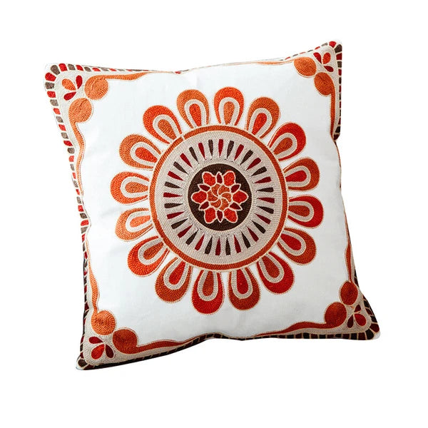 Boho Cushion Cover Bohemian Throw Pillow Case Ethnic Sofa Bed Embroidery NEW