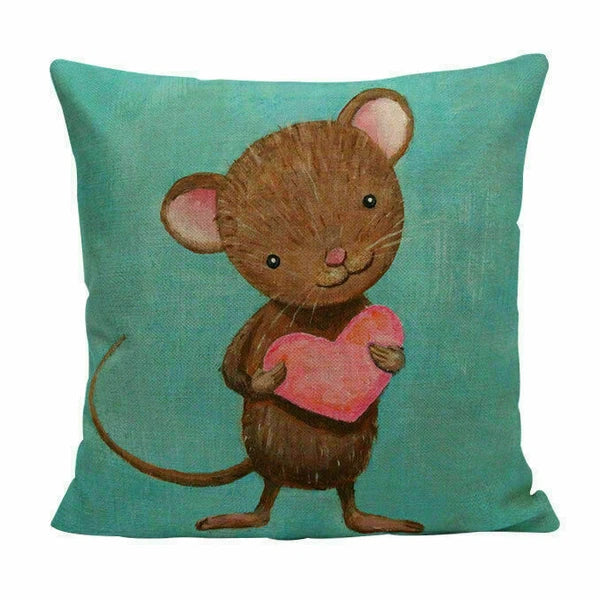 Decor Home Sofa  Animal Cartoon Cushion Case Cover Pillow Fashion