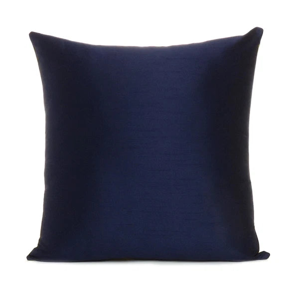 Throw Cushion Cover Reversible Pillow Case Silk Sofa Waist Square Pillowcase 18"