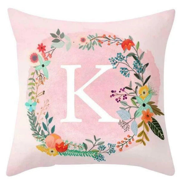 18inch Pink Letters Pillow Case Throw Sofa Home Decor Cushion Cover