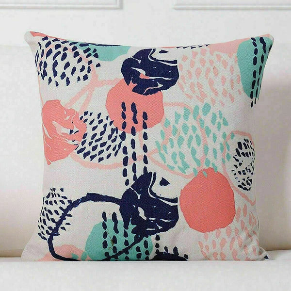 MY1437 Cushion Home Pillow Sofa Throw Cover Geometric Waist Case