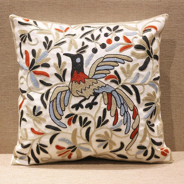 Boho Cushion Cover Bohemian Throw Pillow Case Ethnic Sofa Bed Embroidery NEW