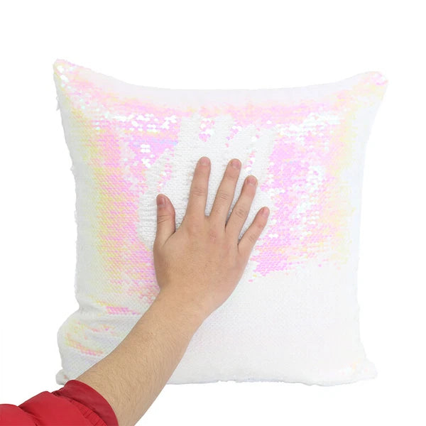 10Pcs Blank Reversible Sequin Pillowcase Home Sofa Car Decor for Sublimation New