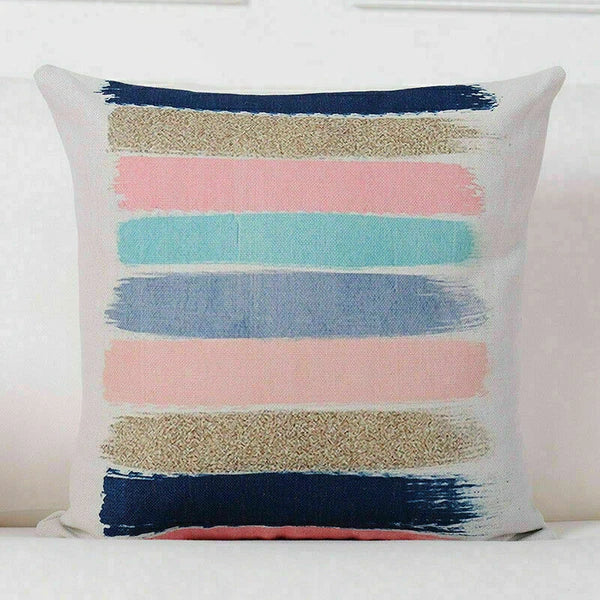 MY1437 Cushion Home Pillow Sofa Throw Cover Geometric Waist Case