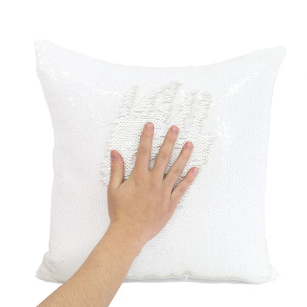 10Pcs Blank Reversible Sequin Pillowcase Home Sofa Car Decor for Sublimation New