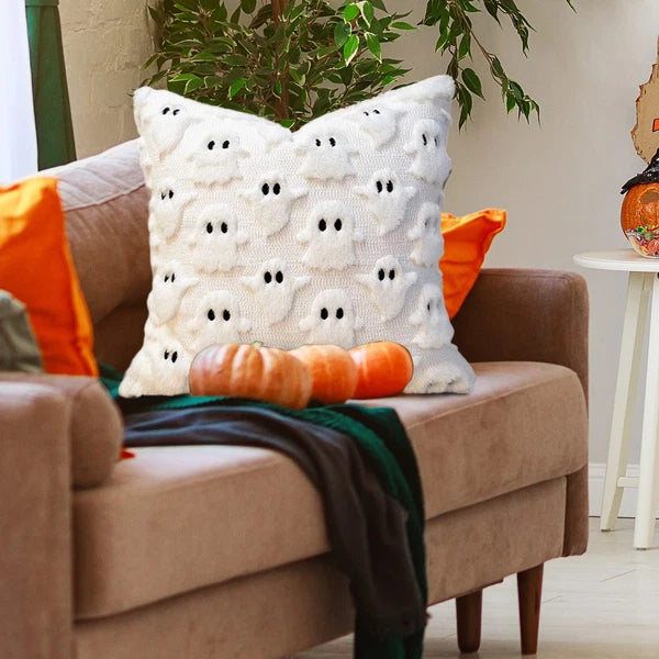 Halloween Ghost Throw Pillowcase Cushion Cover Sofa Bed Home Decor 45x45cm