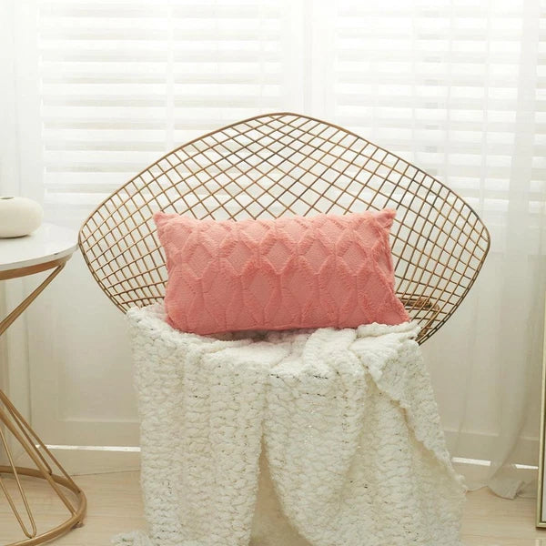 For Livingroom,Bed Plush Home Textile Pillow Case Cushion Cover Sofa Decor
