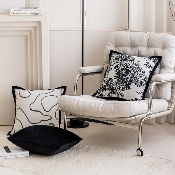 18x18in Luxury Throw Pillow Covers Case Garden Bed Sofa Cushion Indoor Covers