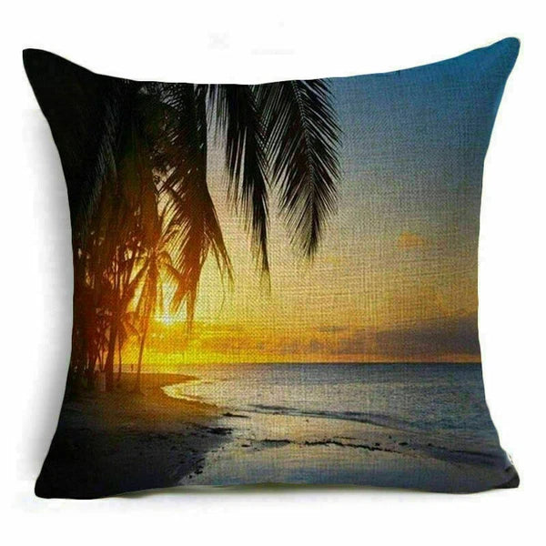 18'' Forest Plant pillow case sofa waist Home cover cushion Decor