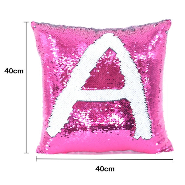 New Sublimation Blank Reversible Sequin Magic Pillowcase Home Sofa Car Decor