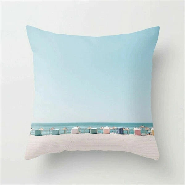 18inch Sea Polyester Pillow Case Waist Throw Home Cover Sofa Cushion Decor