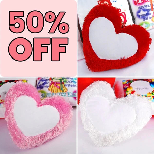 20Pcs Sublimation Fluffy Plush Blank Pillowcase Home Sofa Waist Cushion Cover