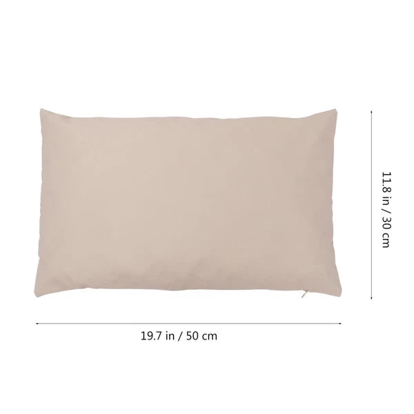 2 Pcs Waterproof Throw Pillowcase Couch Cushion Cover Outdoor Simple Covers